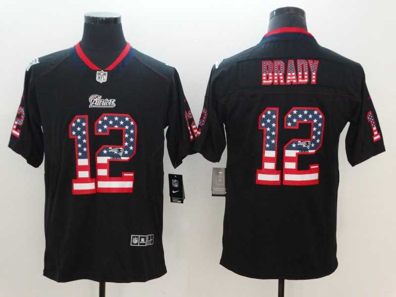 Nike Patriots 12 Tom Brady Black USA Flag Fashion Color Rush Limited Jersey,We sell and wholesale Nike Patriots 12 Tom Brady Black USA Flag Fashion Color Rush Limited Jersey on line form chian!